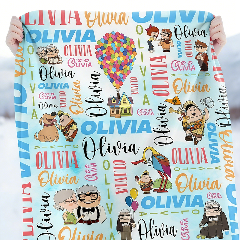 Personalized plush blankets