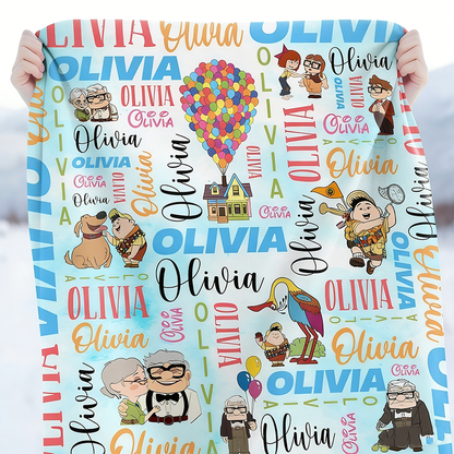 Personalized plush blankets