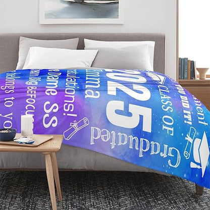Personalized Graduation Blankets Graduation Gift