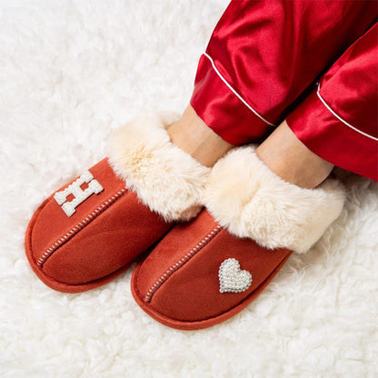 Christmas Custom slipper, Personalized Warm Slippers