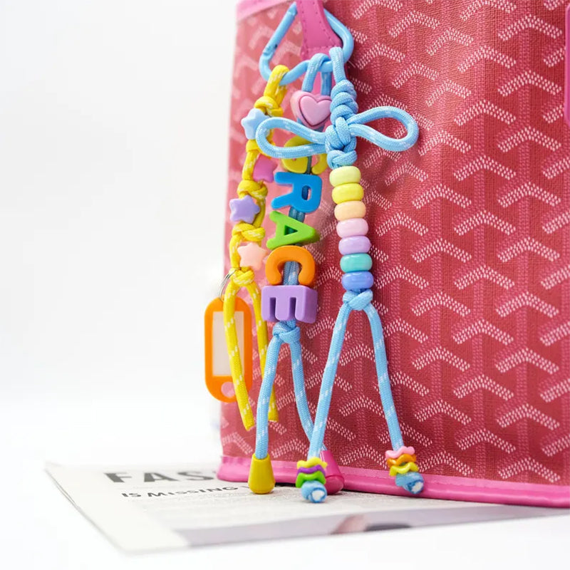 Personalized Bag Charms Gift for Kids Boy Bag Charm Girls Bag Tag