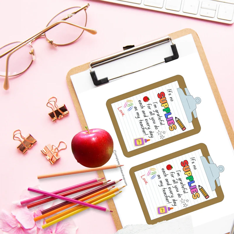 Teacher Appreciation Gift Tag  Acrylic Tag