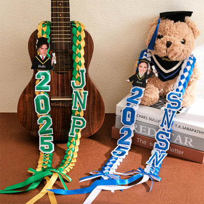 Graduation lei With Name, Class of 2025 Graduation Lei
