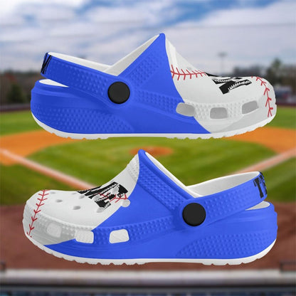 Custom Slides Personalized Baseball Clogs, Baseball Slides, Custom Slides, Gift for Baseball Player