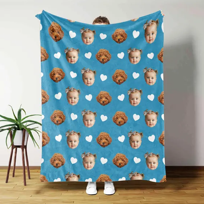Custom Photo Blanket, Custom Blanket With Picture