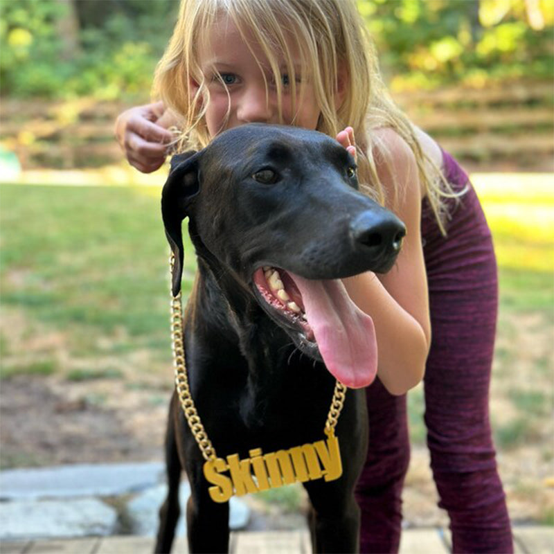 Custom Name Bling & Chain