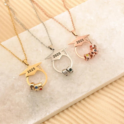 Personalized Graduation Necklace with Graduate's Name