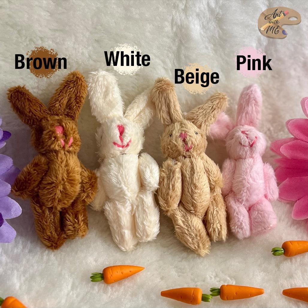 Easter Bunny Plush Toy in a Tin: Miniature Bed Set