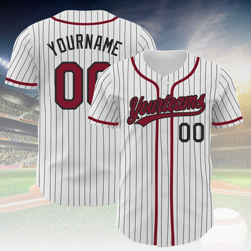 Personalized Name Team,Custom Stripe Line Color Baseball