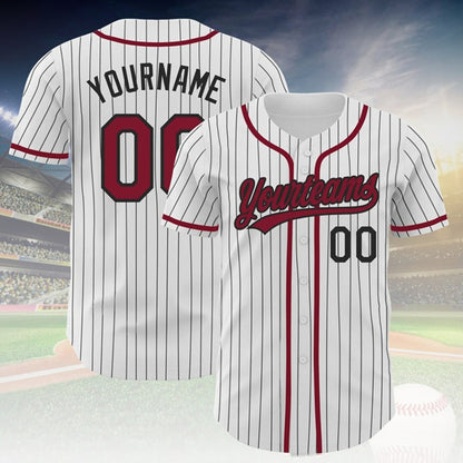 Personalized Name Team,Custom Stripe Line Color Baseball