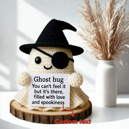 Crochet Ghost Hug Plush