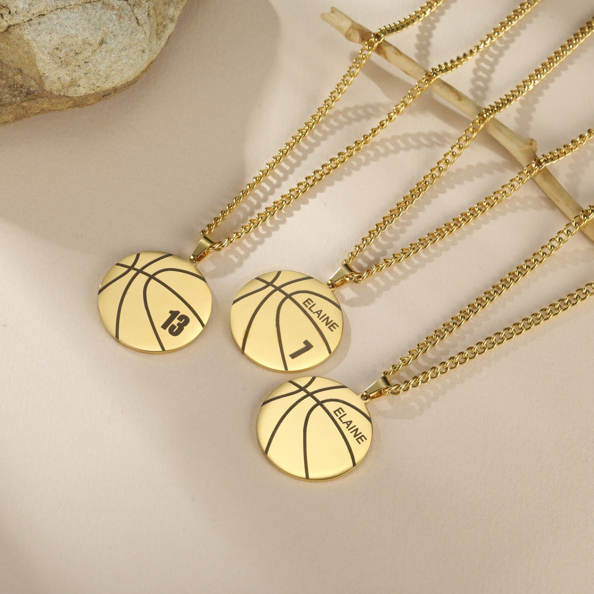 Basketball Necklace Personalized, Custom Basketball Necklace