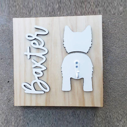 Custom Dog Leash Holder | Personalized Breed Dog Leash Holder