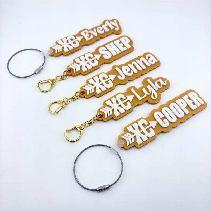 Personalized Soprt Name Tag Keychain