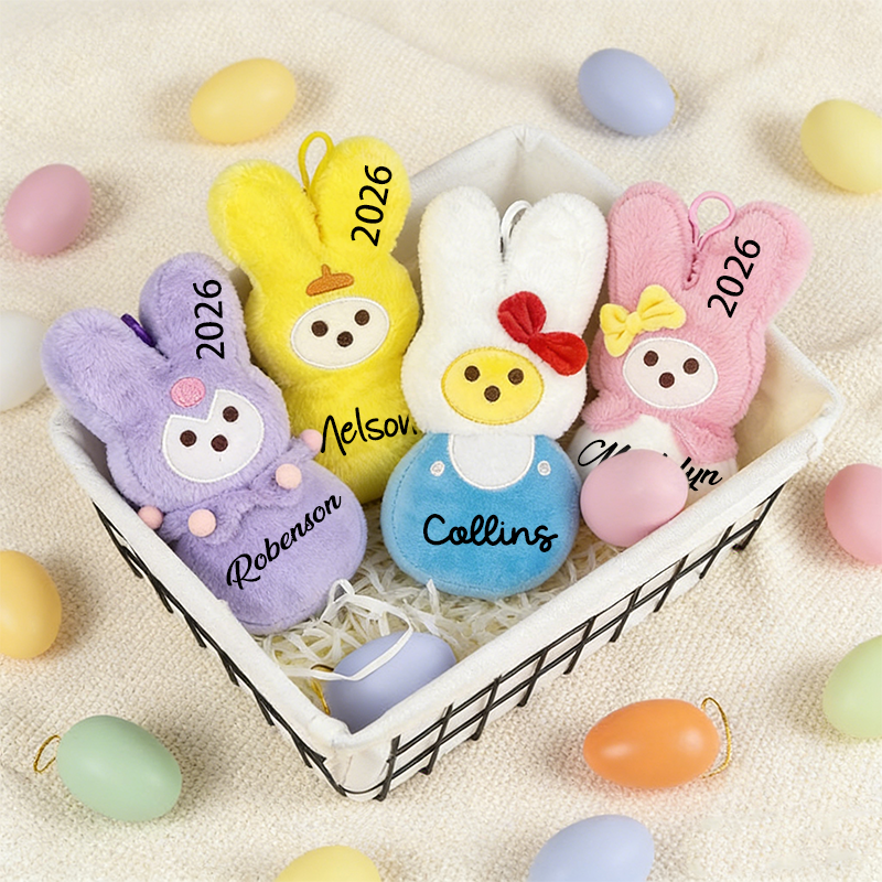 Personalized Easter Bunny Plush,Custom Bunny