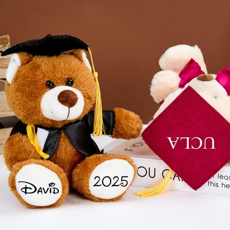 Personalized Graduation Bear 2026 Custom Grad Teddy Graduation Gift