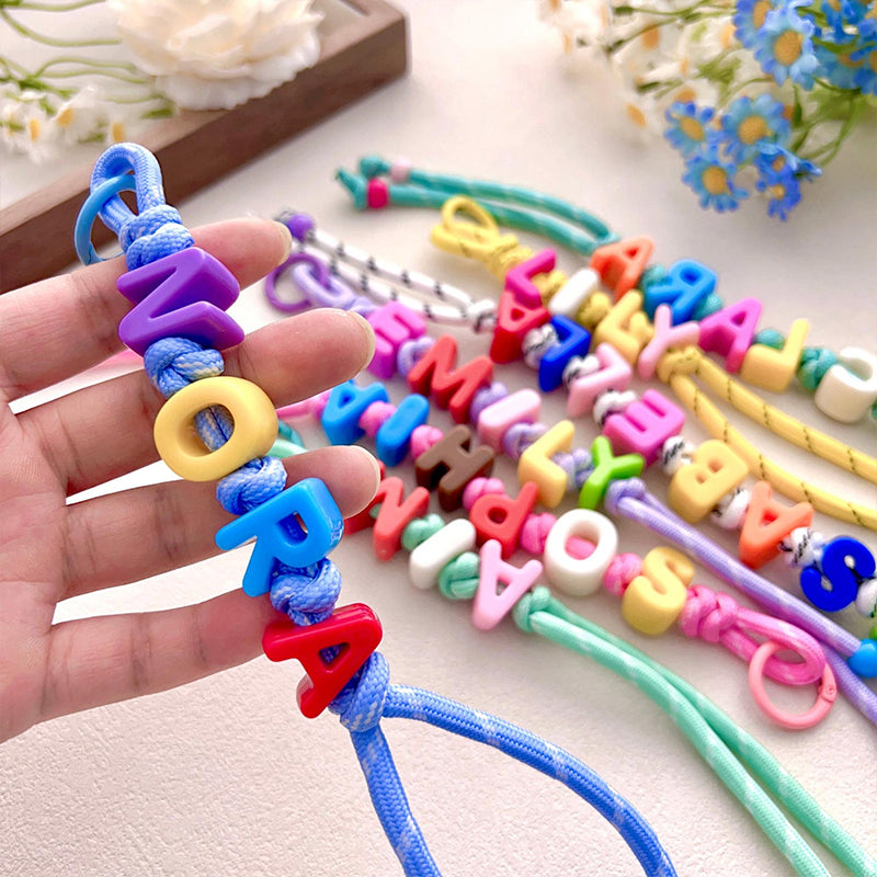 Personalized Beaded Name Keychain