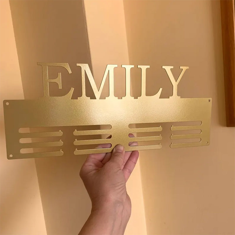 Custom Medal Holder with Name or Text