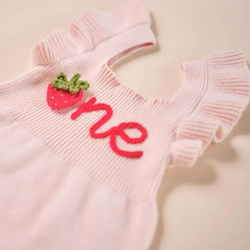 Baby Romper Embroidered| 1st Birthday Outfit Girl Baby Name