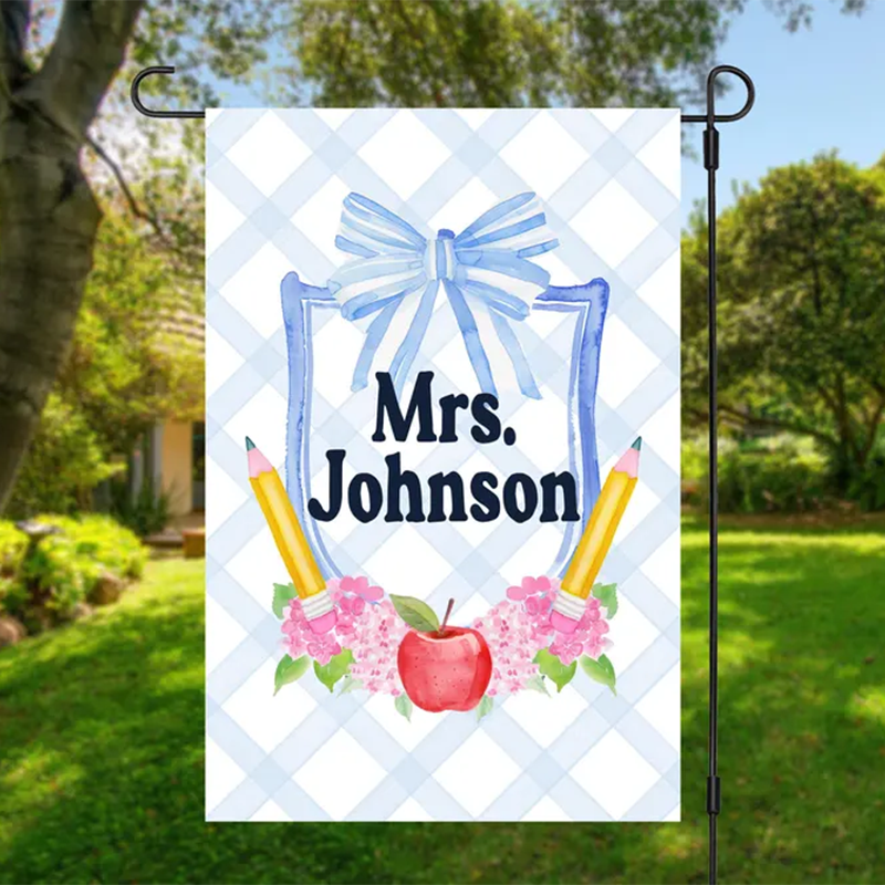 Teacher Flag Classroom Banner Sign Gift For Teacher Classroom Decor Welcome To Class Door