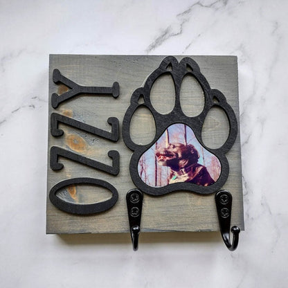 Personalized Dog Leash Hook for Wall, Custom Dog Leash Holder