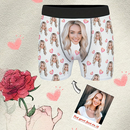 Men's Custom Boxer Briefs - Personalized Photo