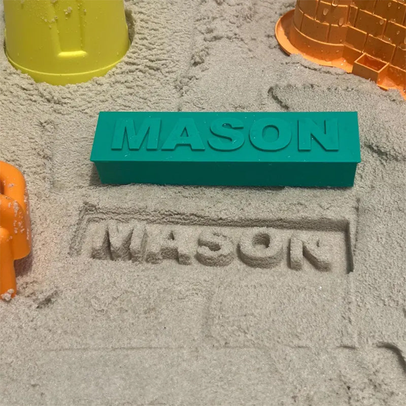 Custom Sand Name Mold – Personalized Beach Toy for Kids & Family Fun