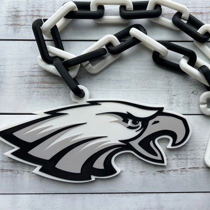 Custom Sports Turnover Chain, Oversized Medallion, Team mascot, Custom Colors