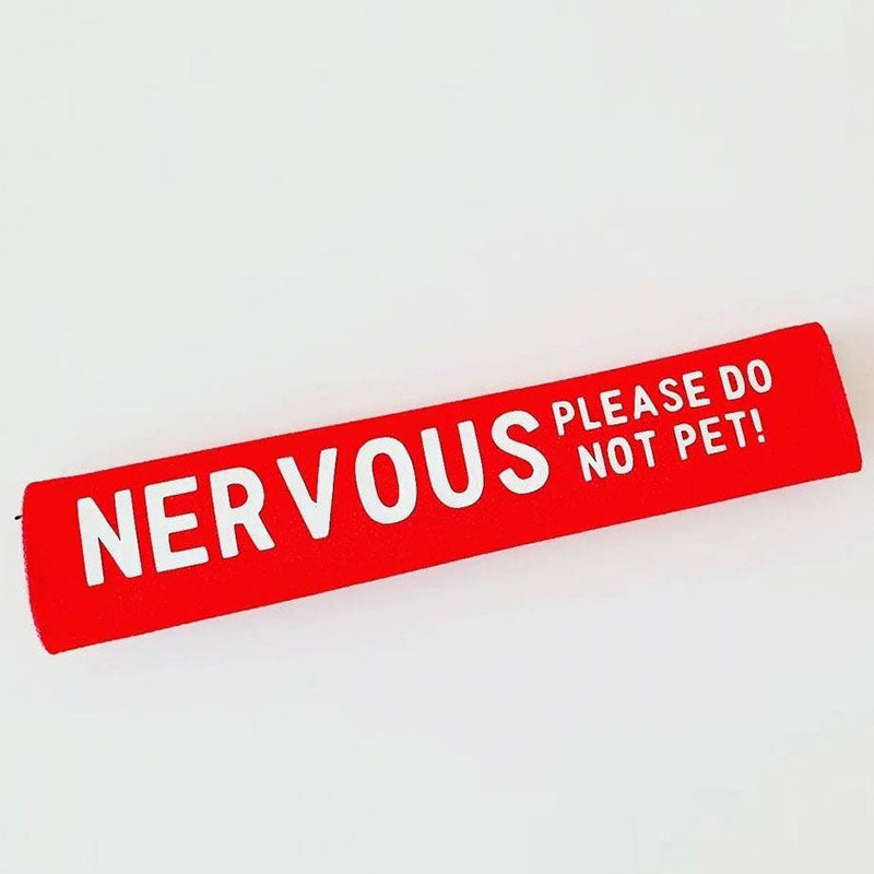Personalized dog lead sleeve, custom made, color of your choice and custom text
