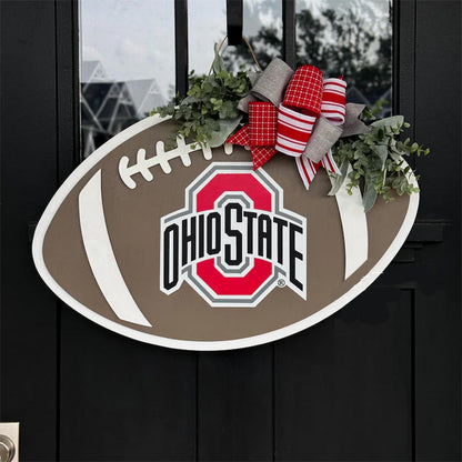 Football Door Hanger | Front Door Decor | Football Wreath