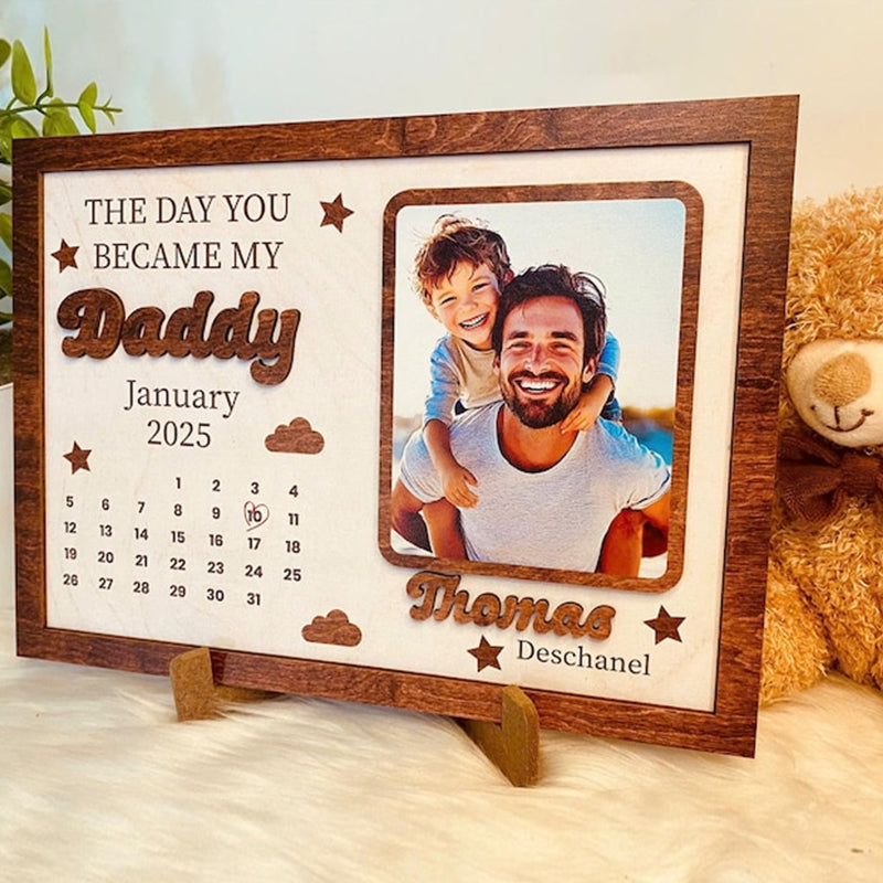 Father's Day Gifts Sign, First Fathers Day Gift, Custom Photo Gift