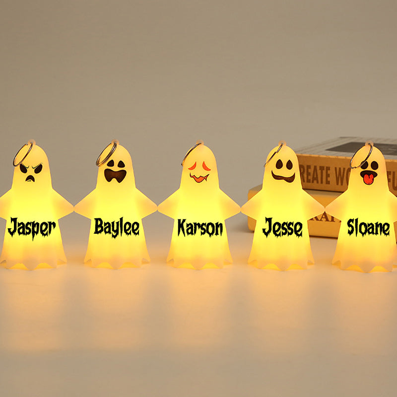 Ghost with LED Tea Lights - Halloween Home Decor