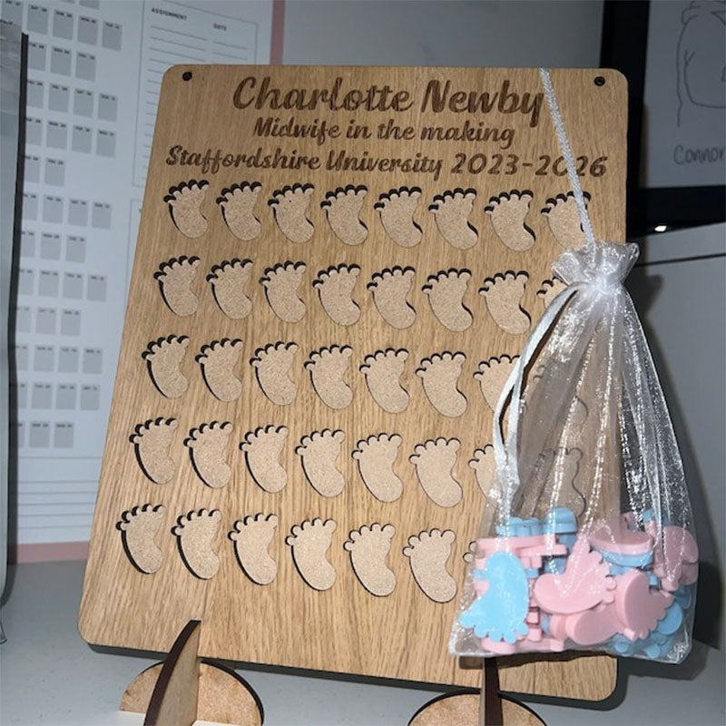 Student Midwife Gift - Student Midwife Birth Counting Board