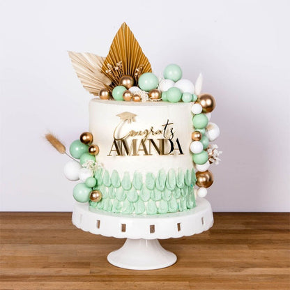 Graduation Cake Topper, Personalized Cake Topper for Graduation, Grad Cake Topper