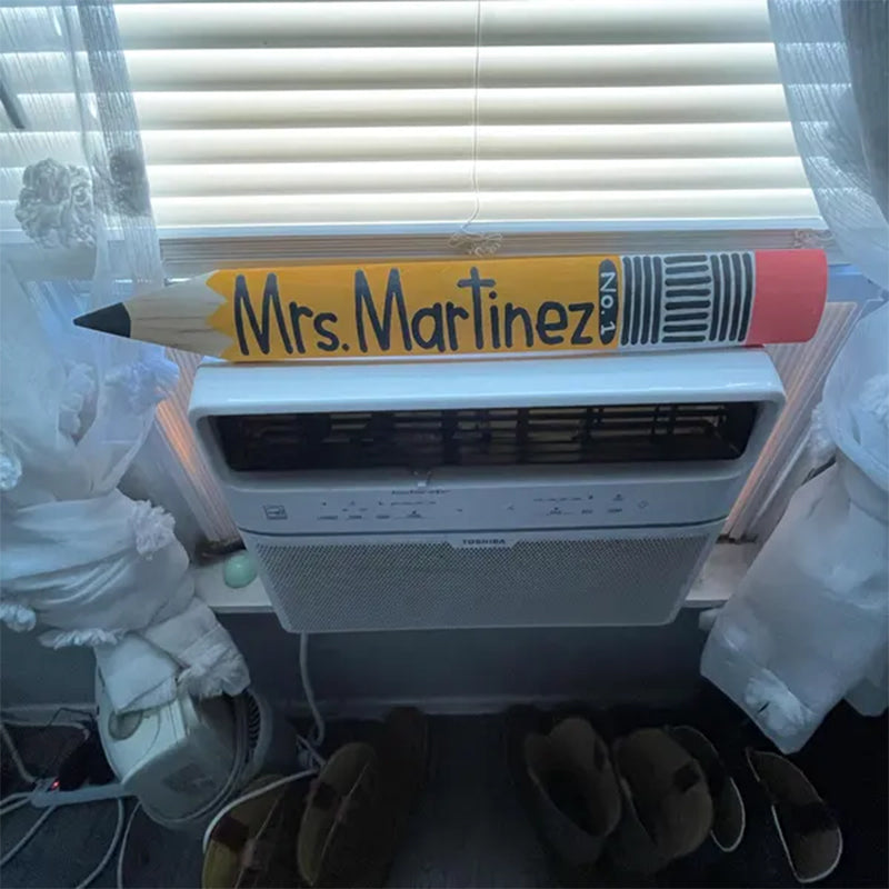 Personalized pencil sign, Teacher Gift, Back to school