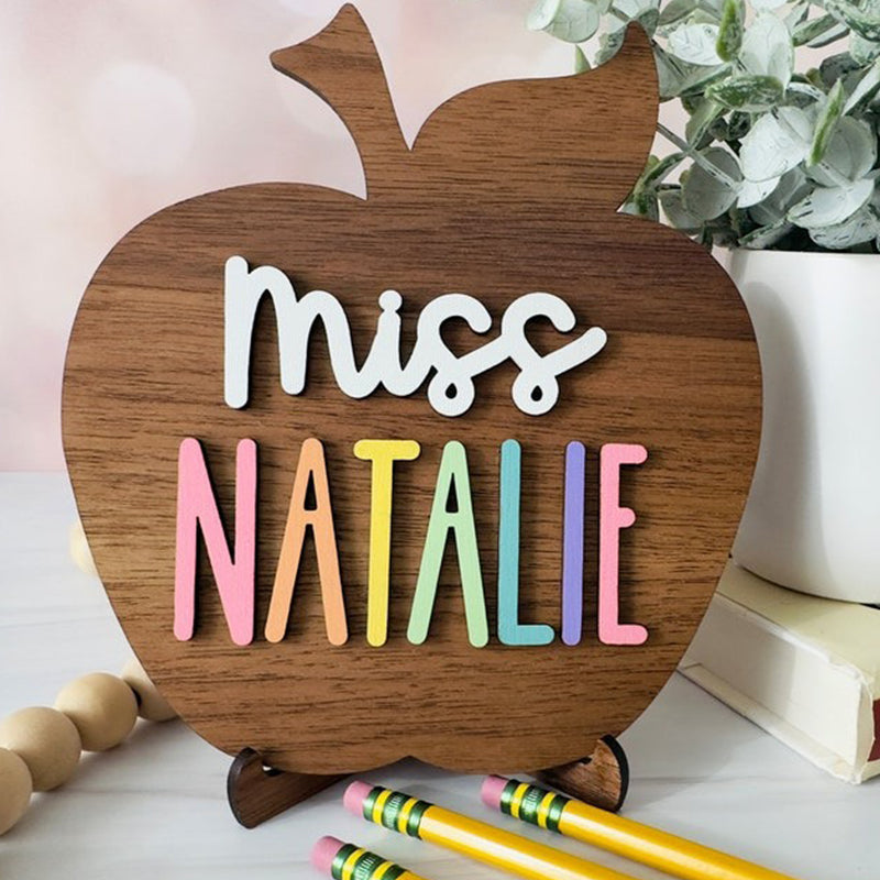 Teacher Name Plate Personalized, Teacher Desk Name Plate