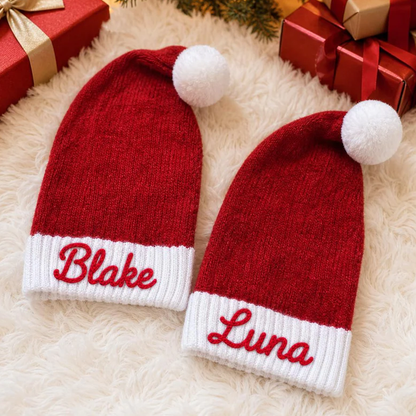 Personalised Christmas Santa Hat . Baby Toddler & Aldult Santa Hat