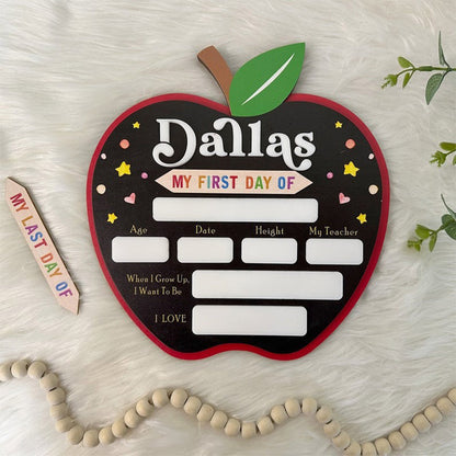 Custom First Day of School Sign