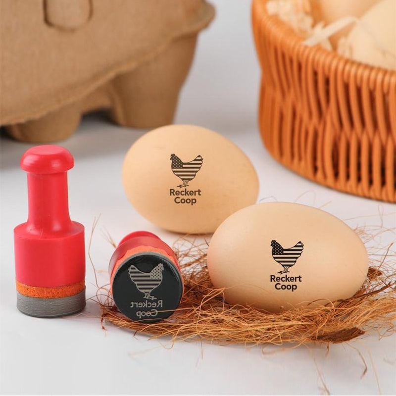 Custom Egg Stamp! Farm Stamp | Egg Marking | Egg Stamper | Egg Carton Stamp