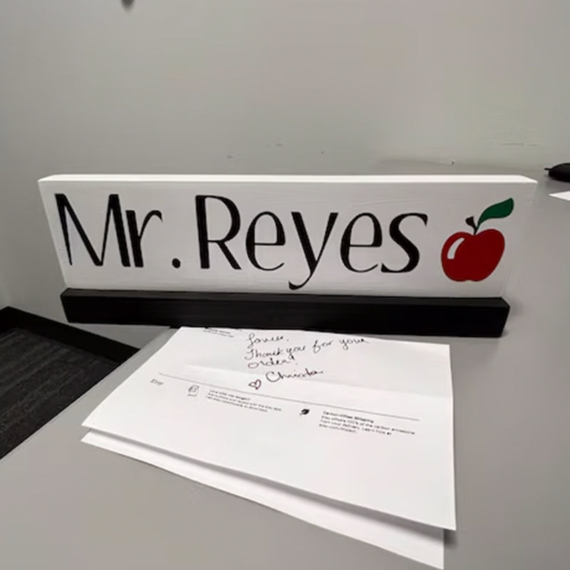 Personalized Teacher Name Plate/Name Plaque