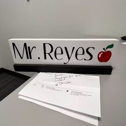 Personalized Teacher Name Plate/Name Plaque