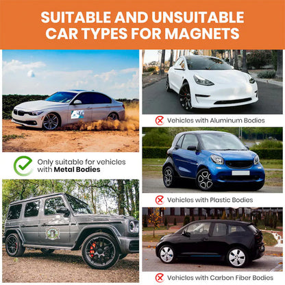 Custom Car Magnet with Your Logo - Magnetic Car Signs with Your Design