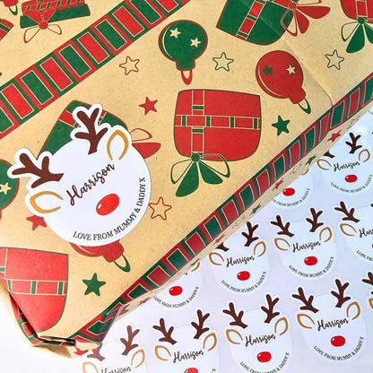 Custom Christmas Stickers