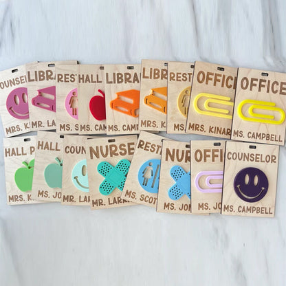 Personalized Teacher Hall Pass, Bathroom Pass,Classroom Hall Pass