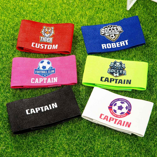 Custom Soccer Captain Armband with Team Logo and Name Arm Band