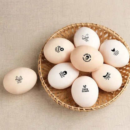 Personalized Custom Egg Stamp! Farm Stamp | Egg Marking | Egg Stamper | Egg Carton Stamp