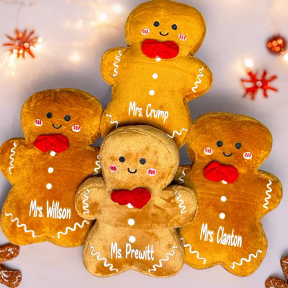 Personalized Gingerbread Plush Toys