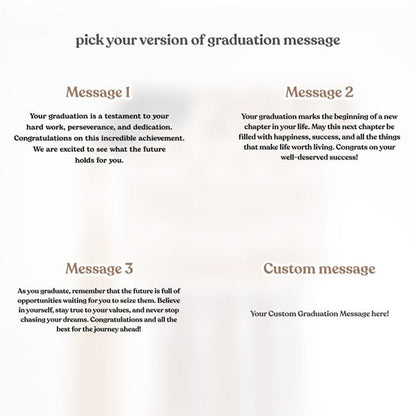 Graduation Gown Money Holder Frame | Custom Message