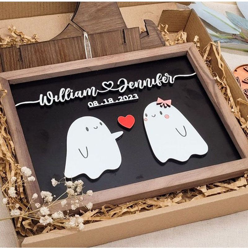 Forever My Boo | Couple Decoration|Custom Halloween Gift |Personalized Gifts | Custom Couple Gifts | Valentine's Gifts
