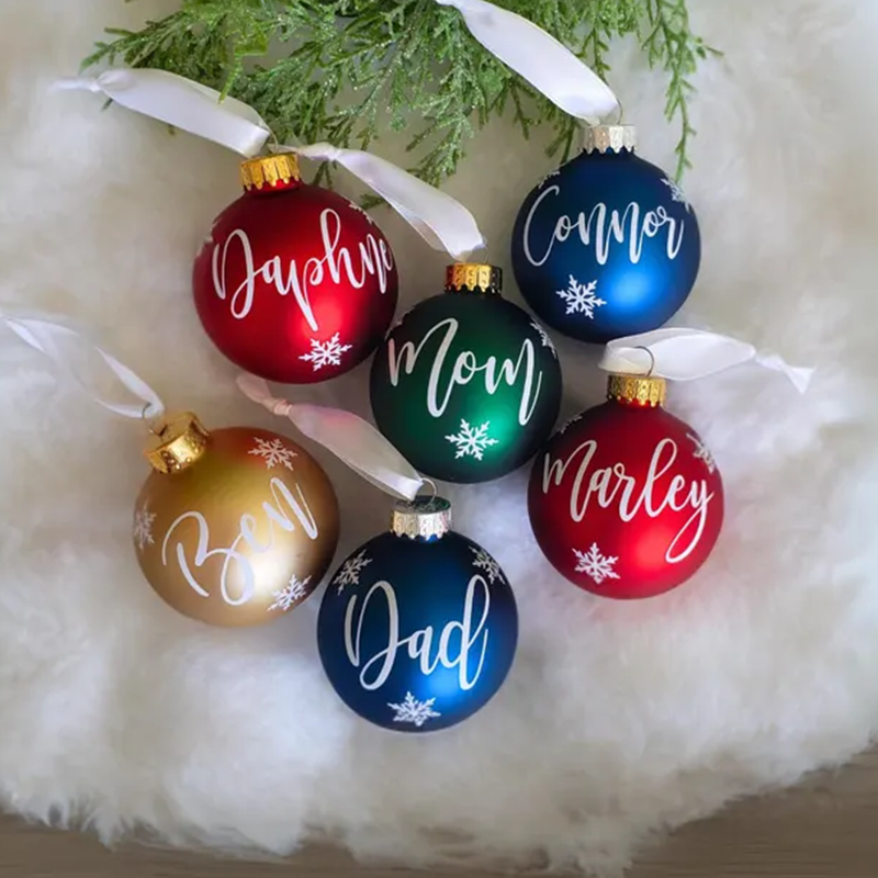 Christmas Name Ornaments